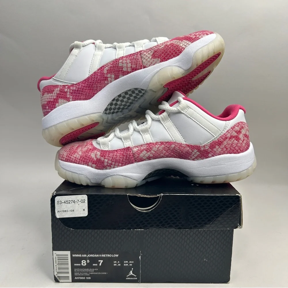 Nike Air Jordan 11 Retro Low WMNS “Pink Snakeskin” 2023 - Picture 3 of 7